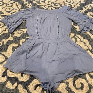 Dainty Hooligan blue romper in size S